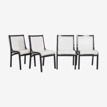 Chairs by Vittorio Gregotti for Poltrona Frau, 1980