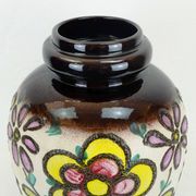 huge scheurich  FLOORVASE colorful fat lava flower decor model 286-42