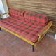 Canapé daybed vintage 50's scandinavian scottish fabrics