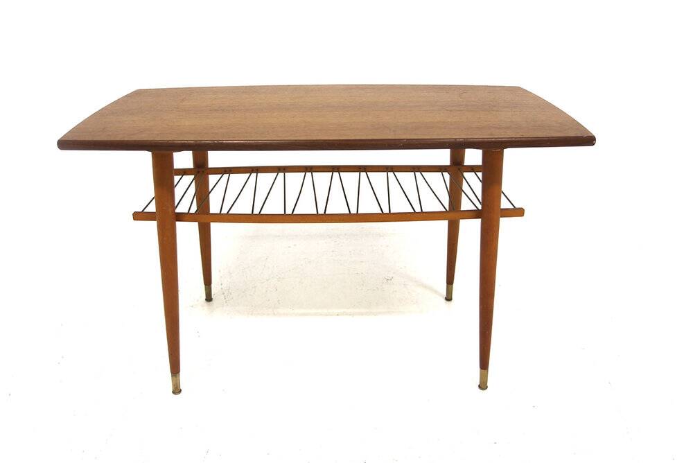 Scandinavian teak coffee table, Sweden, 1950