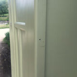 Parisian yellow wooden wardrobe