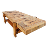 Vintage coffee table by Roger Capron, herbarium model