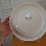 Plat creux "Champagne" Digoin Sarreguemines 40's