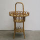 Portable bar stores rattan bottles