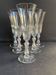 6 Saint Louis champagne flutes cut Lozère service stamped