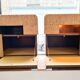 Pair of bedside tables 80s
