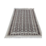 Traditional beige white and Berber brown carpet 206x133cm