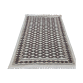 Traditional beige white and Berber brown carpet 206x133cm