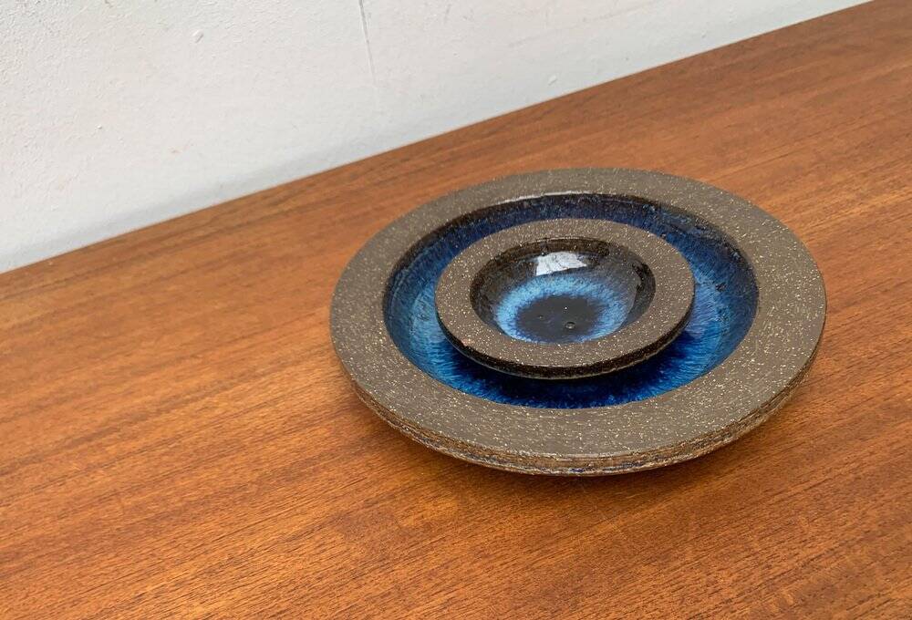 Vintage ceramic bowls from the Danish studio Michael Andersen, Bornholm, 1960s, set of 2.