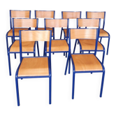 9 chaises Mulca