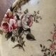 Vintage floral round top