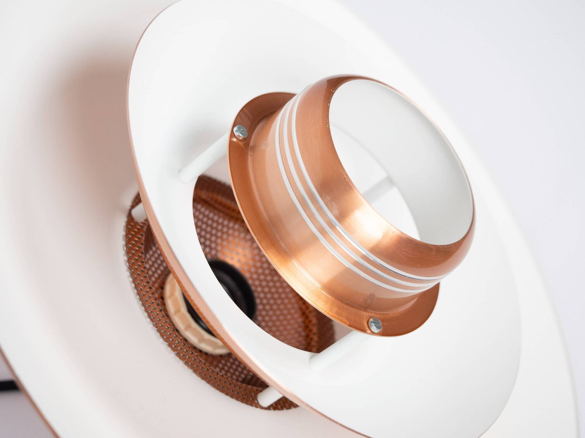 Danish vintage pendant lamp Jeka by Kurt Wiborg, 1980s