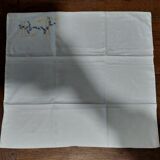 Vintage pillowcase monogram LT cotton 52 X 68 cm