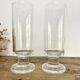 4 vintage champagne flutes