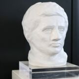 Plaster head, 70s