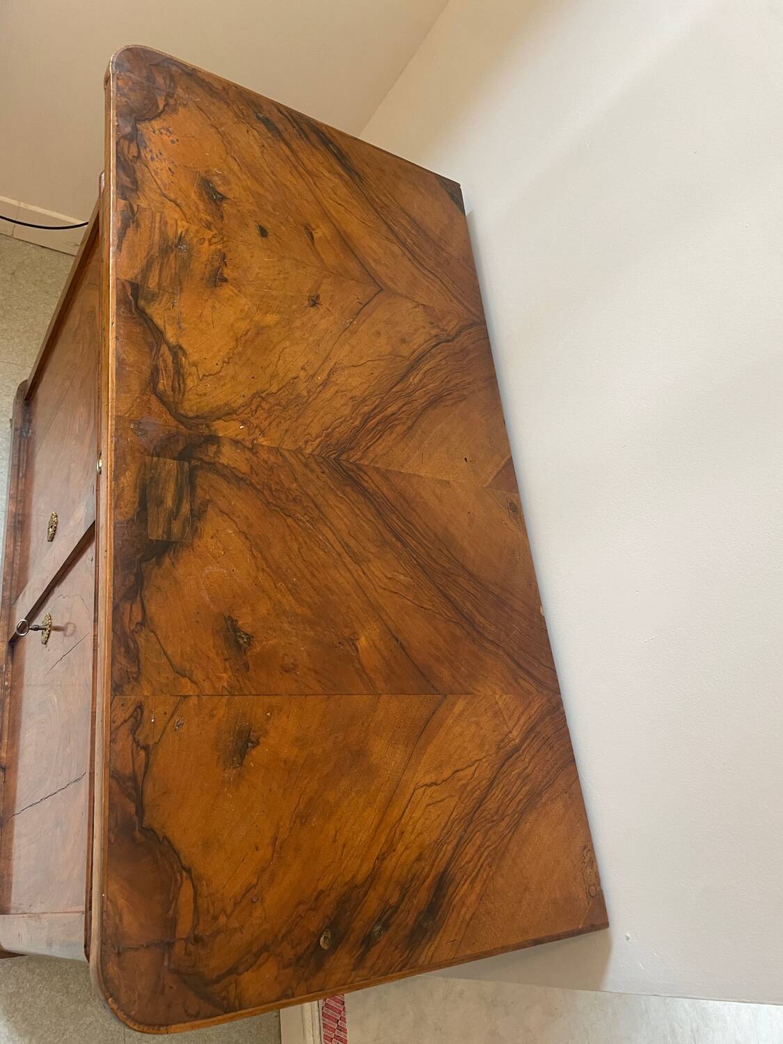 Empire sideboard in burr walnut