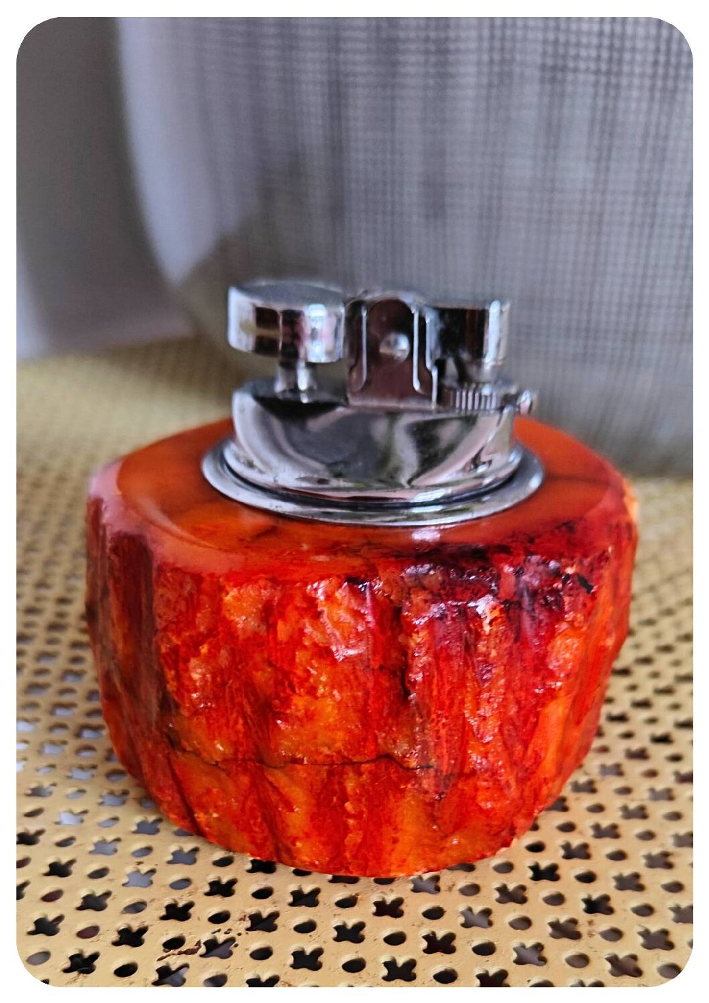 Briquet de table rouge Romano Bianchi