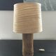 Lampe bambou et rabane