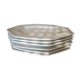 Service de 6 assiettes hexagonales en porcelaine anglaise Johnson Brothers - Années 1970/1980