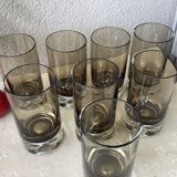 Set of 8 Gral Germany glasses design Roland Posch model Las Palmas