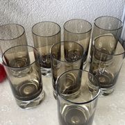 Set of 8 Gral Germany glasses design Roland Posch model Las Palmas