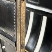Porte revue en cuir Français mid century