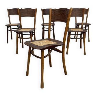 Set of six jacob & josef kohn chairs