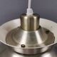 Danish hanging lamp from the 1980s-90s in aluminum.