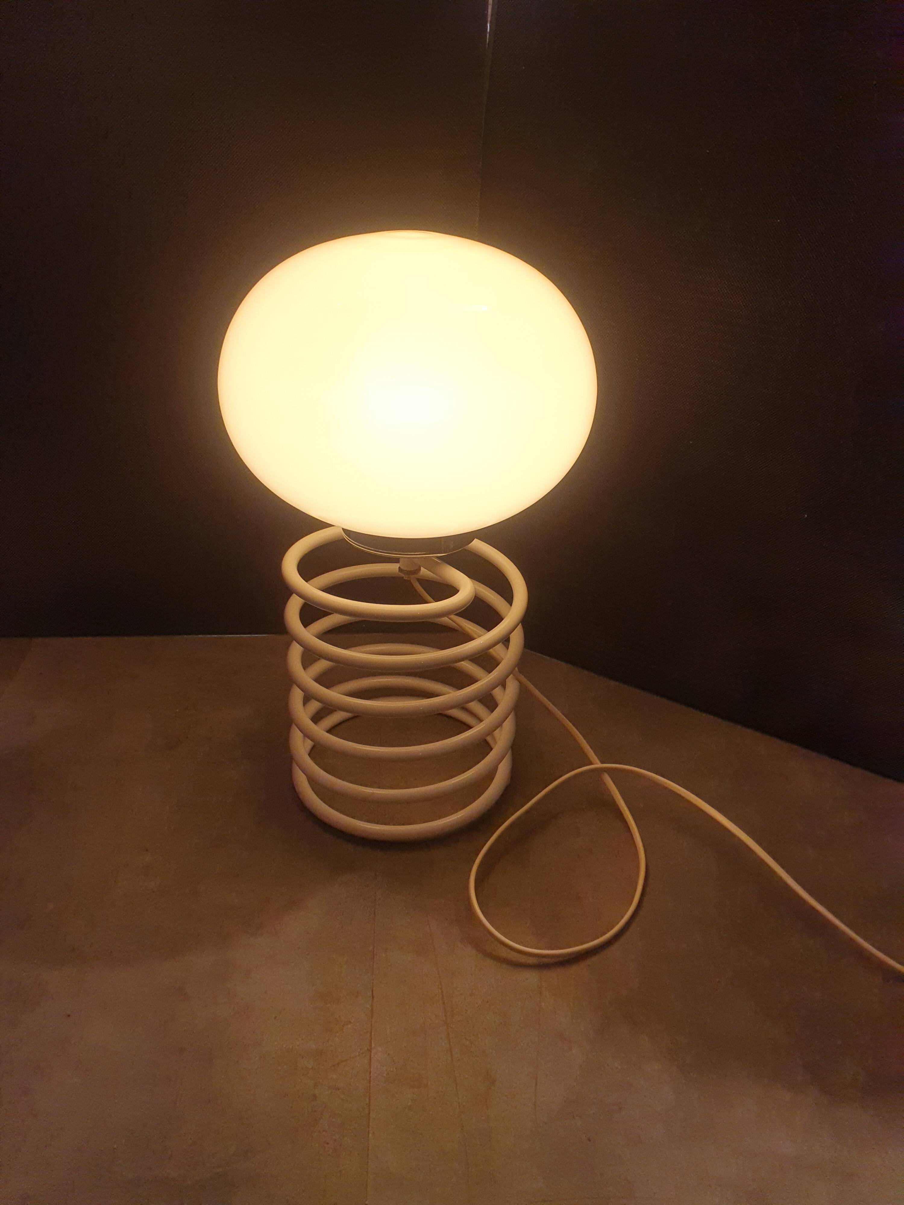 Vintage spring lamp