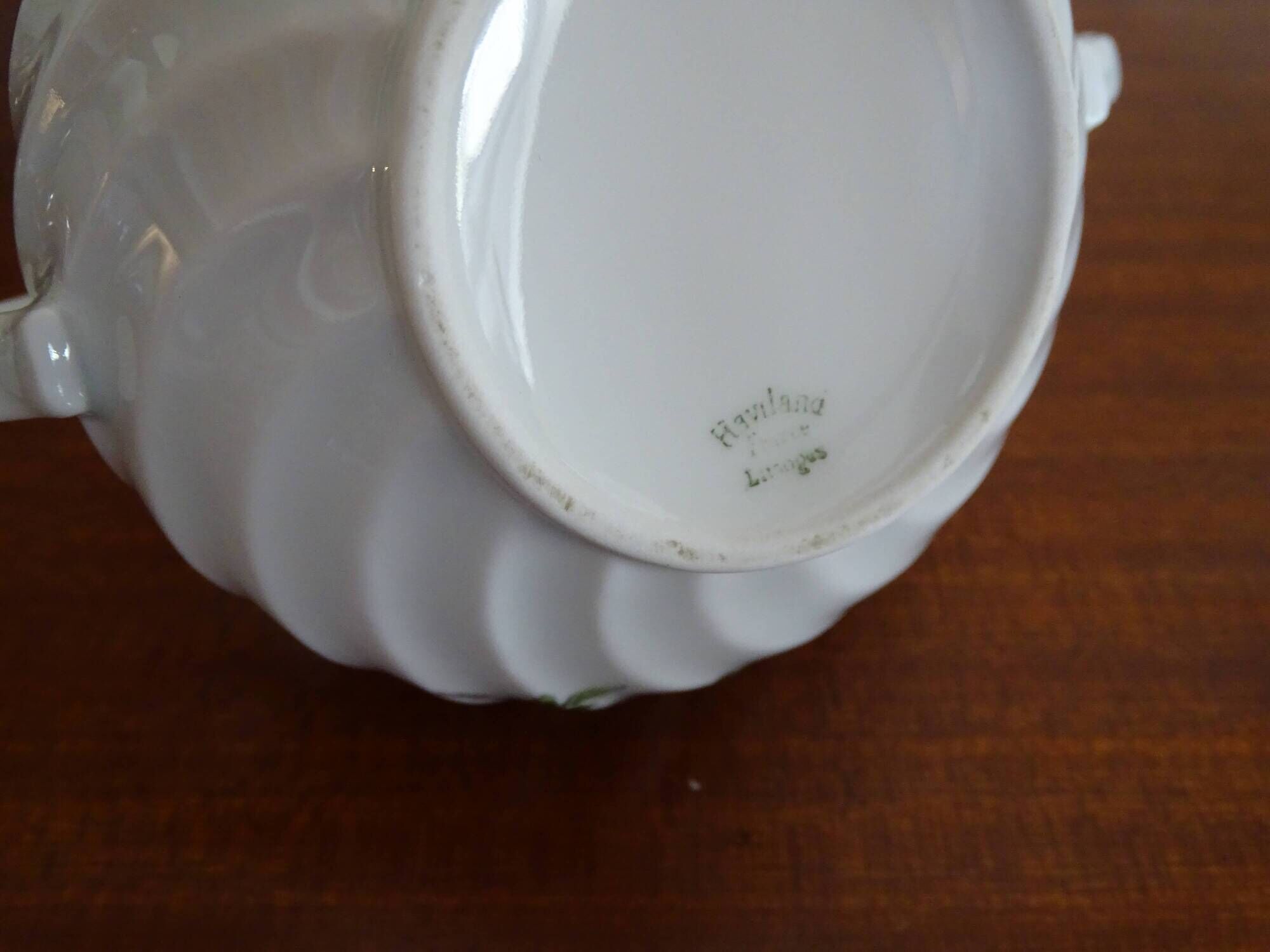 Limoges haviland porcelain sweetener - sylvie roses - tors