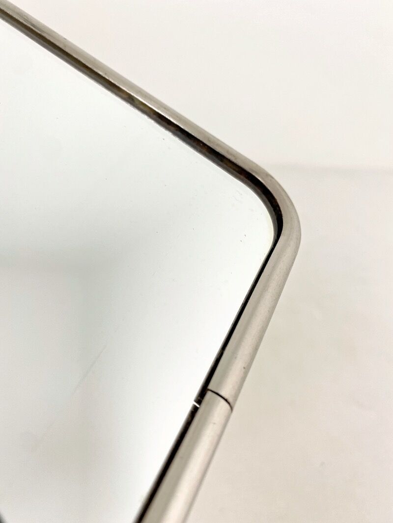 Rectangular barber mirror 18x13,5cm