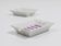 Set of fine purple porcelain ashtrays Midcentury Augarten Vienna, Austria, 1950s
