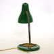 Lampe vert et or des années 50