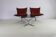 Seventies design special chromed metal Falcon chairs and table by Sigurd Re