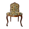 Chaise classique tapisserie fleurie