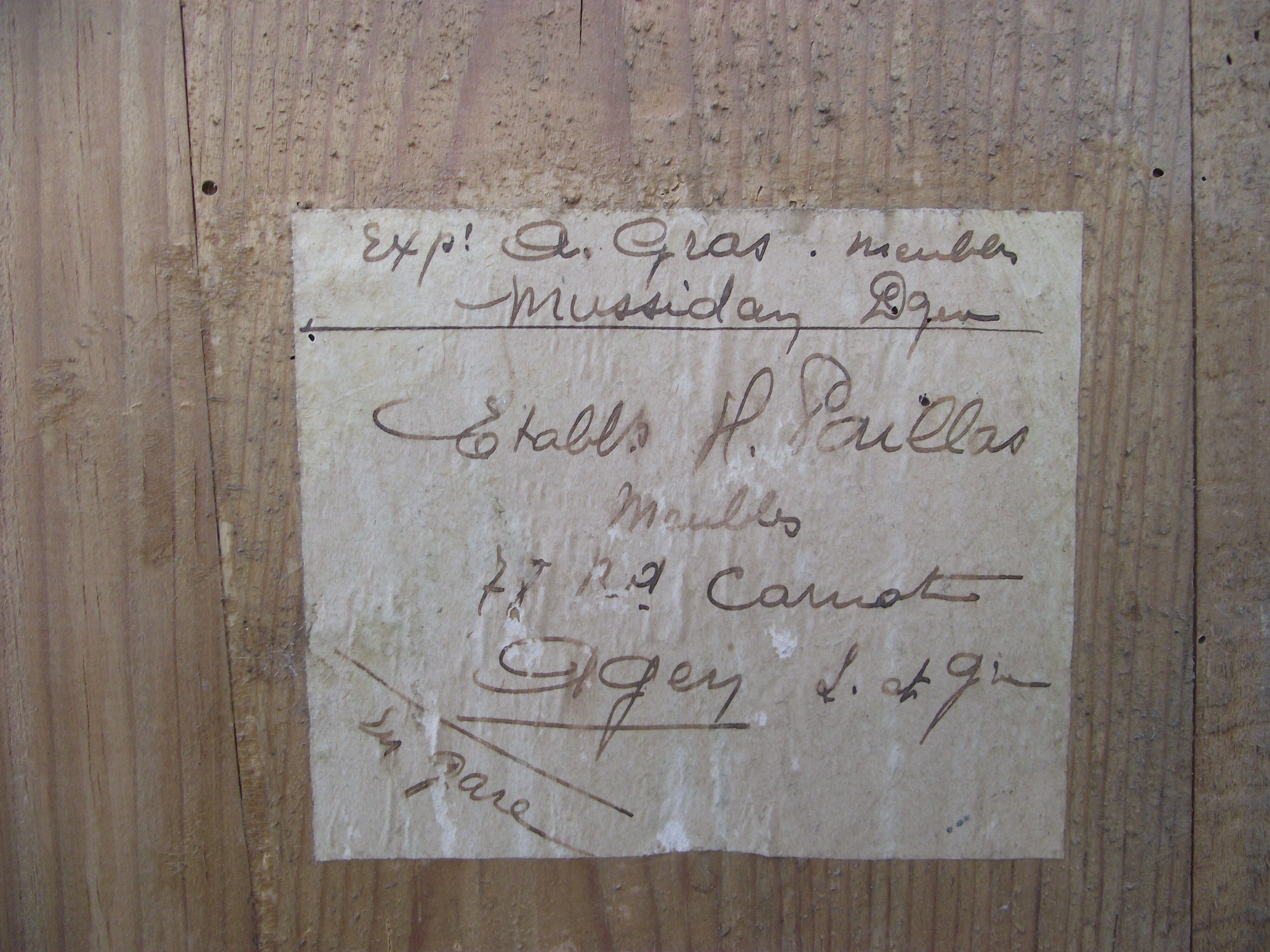 Parisian buffet in painted pine