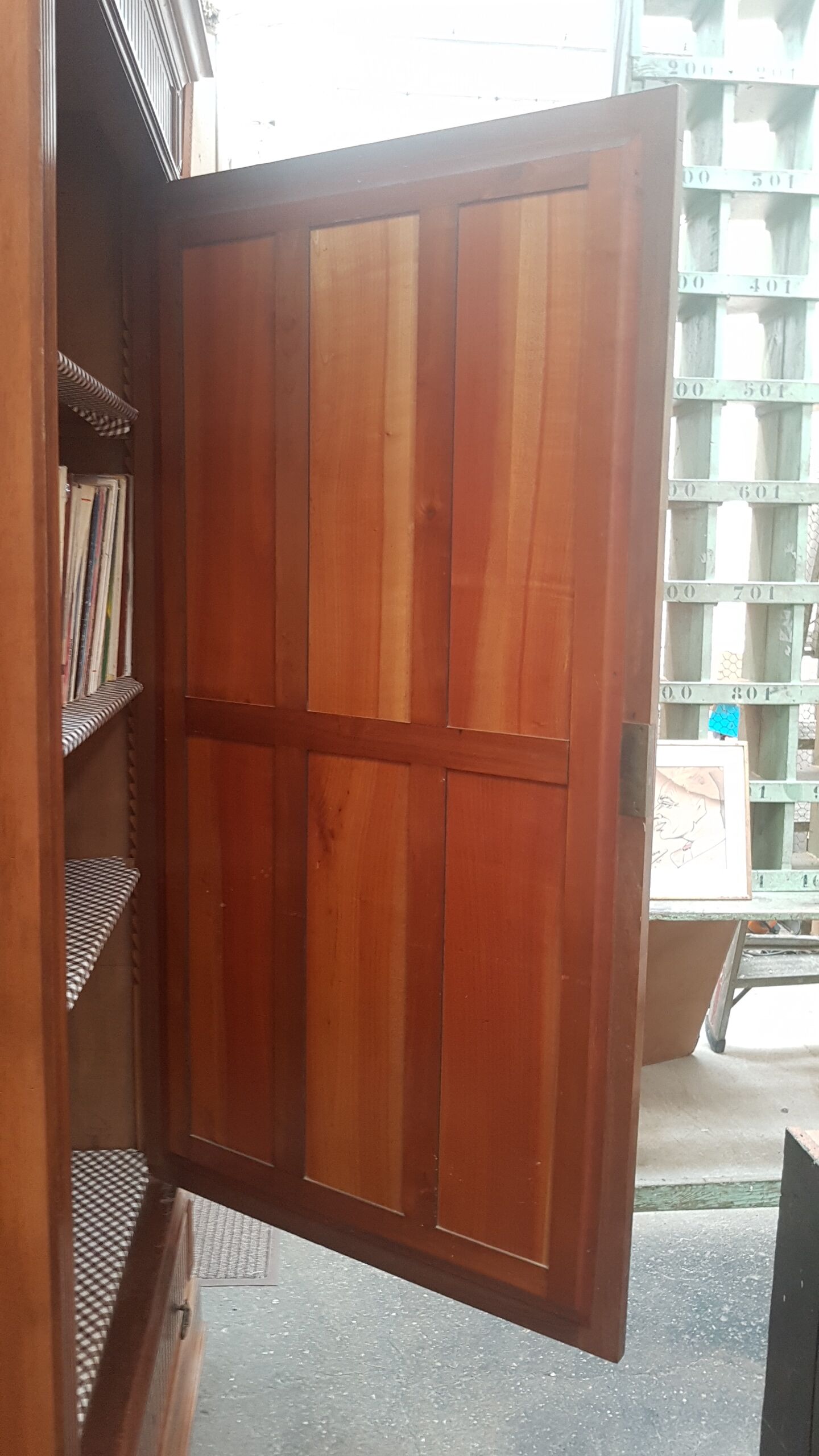 1930s walnut cabinet