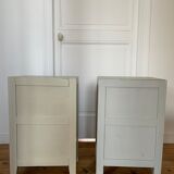 Pair of revamped bedside tables, 1950s
