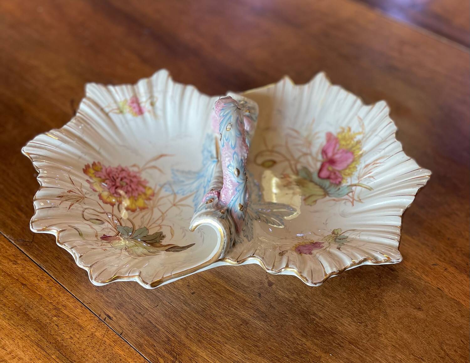 Luneville double compartment dish
