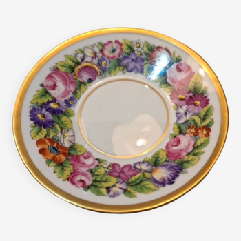 Assiette en porcelaine de Limoges décorée main