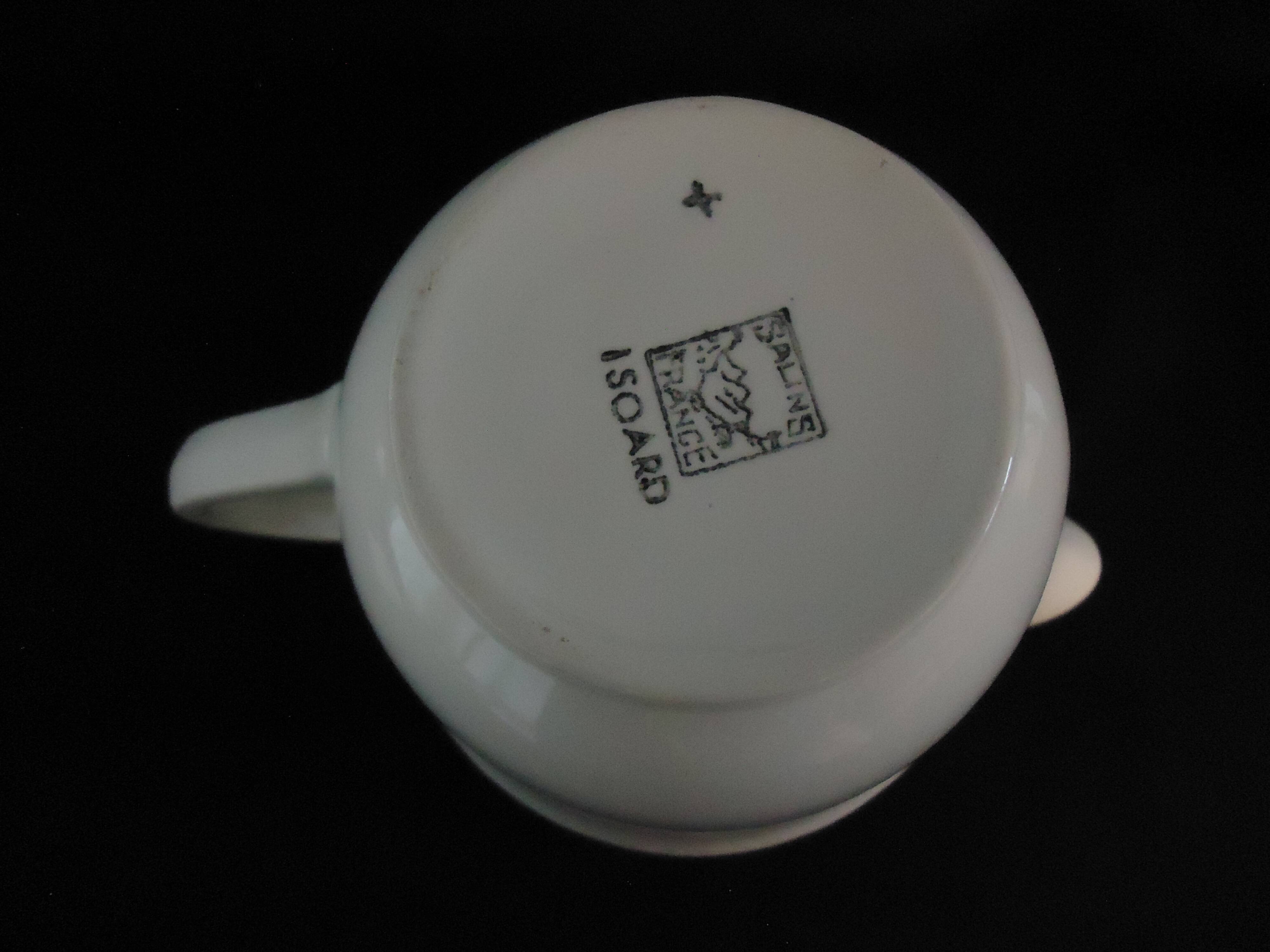 Théière porcelaine de salins modèle isoard