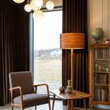 Mid Century Armchair Cacao Tweed Upholstery, 1960, Poland