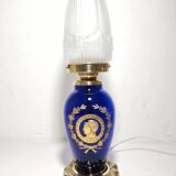 Lámpara de mesa de cristal. España, 1940s.