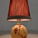 Glass ball bedside lamp from the 50s/60s
