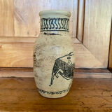 Vase with a bull by Jacques Blin