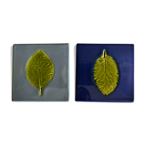 A set of two undersides of flat
