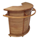 Rattan bar