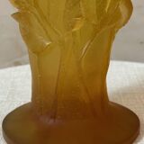 Daum glass paste vase