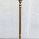 Brass tripod floor lamp