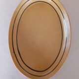 Plat ovale Sarreguemines "Chaumière"